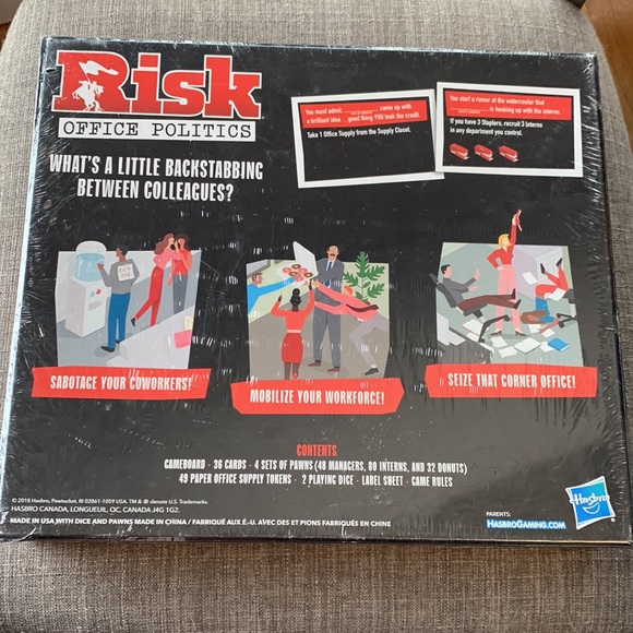 Hasbro Gaming - Risk Office Politics Board Game - Picture 2 of 3